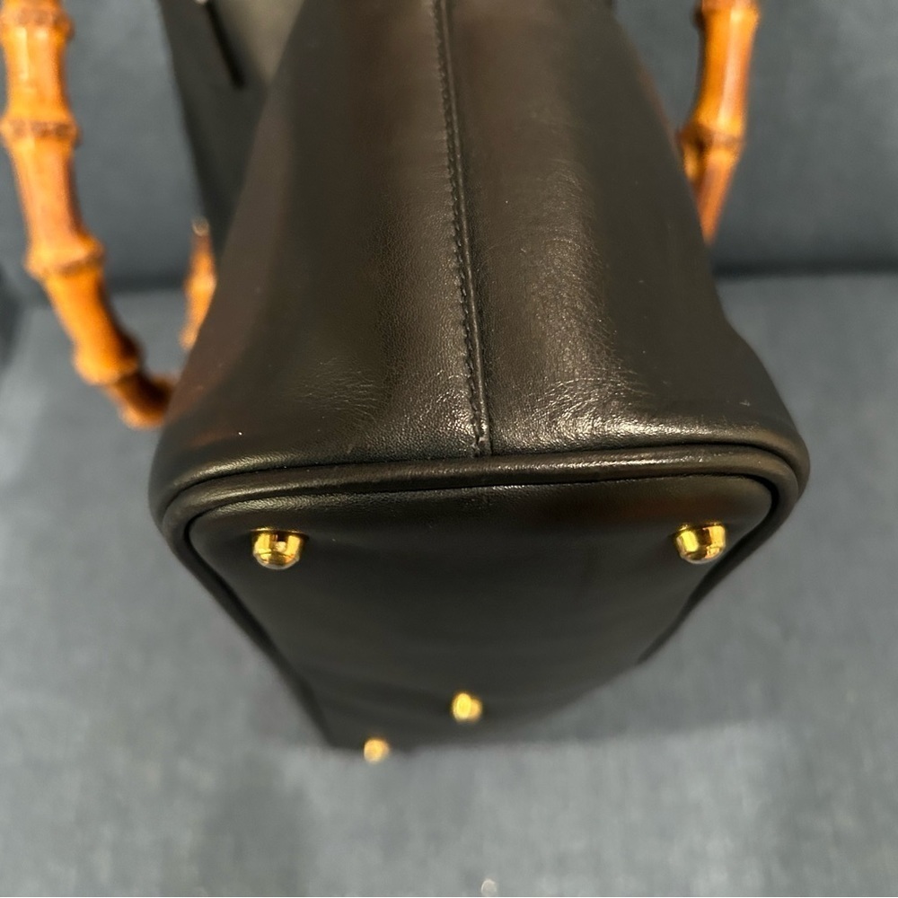 Gucci Diana Vintage Leather Bamboo 
Top Handle Bag - Picture 11 of 16
